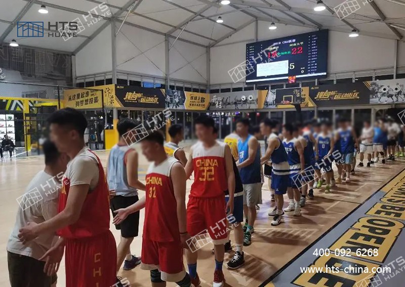 裝配式篷房籃球館完全契合體育場館建設行業新政策要求